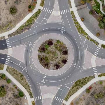 Traffic Circle Stock Photos