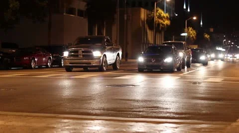Traffic In City 1 Video stock 11047558