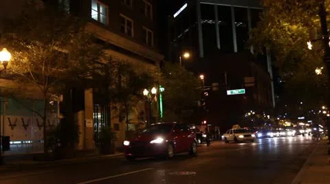 Traffic In City 4 Video stock 11058727