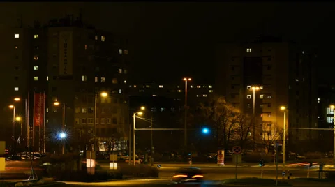 Traffic in the city Stock Footage 33728205