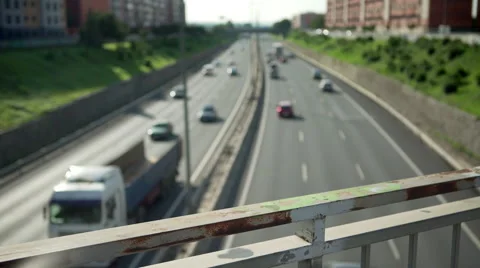 Traffic in the city Stock Footage 45481920