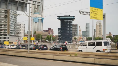 Traffic in a city Stock Footage 203481765