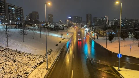 Traffic in the city Stock Footage 230016049