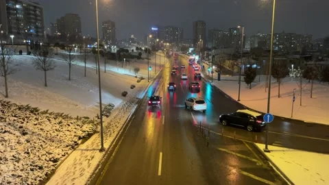 Traffic in the city Stock Footage 230016063