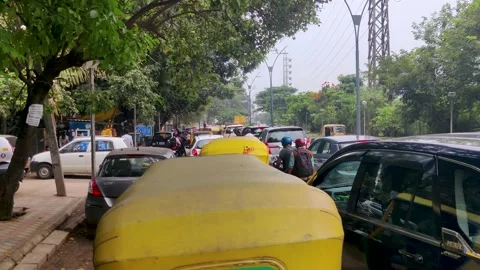 Traffic in the city Stock Footage 255628245