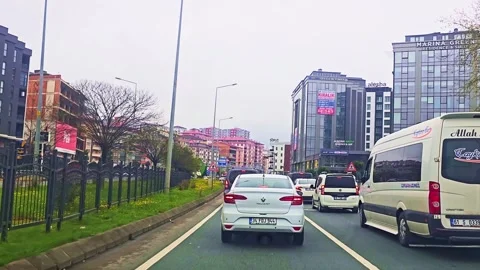 Traffic in the city Stock Footage 277167715