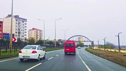 Traffic in the city Stock Footage 277168625