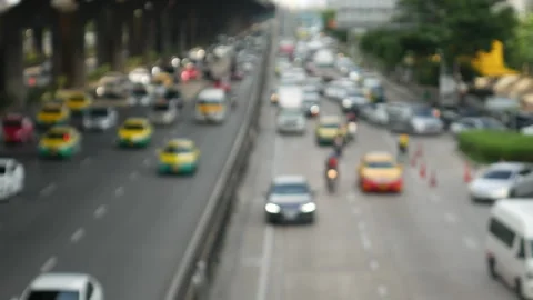 Traffic in city Stock Footage 289662838