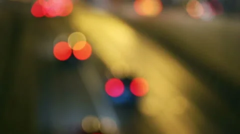 Traffic in city at night. Stock Footage 51192027