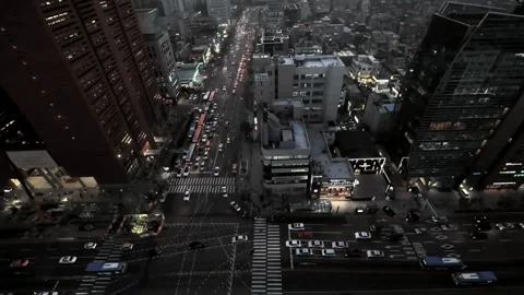 Traffic city time lapse Video stock 270817811