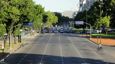 Traffic City Timelapse 4K Stock Footage 46525131