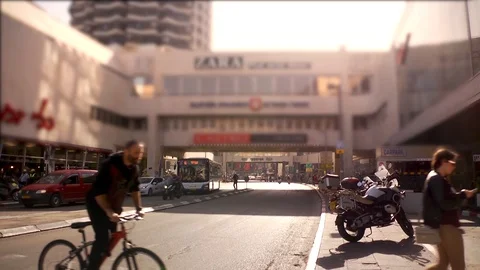 Traffic, city, vehicles, intersection, roads, traffic congestion Vidéo 125309186