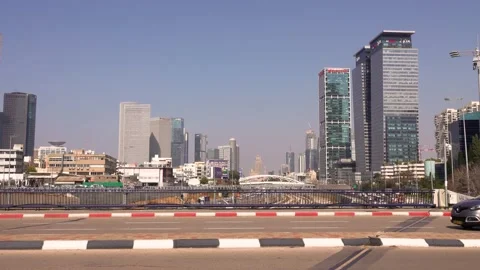 Traffic, city, vehicles, intersection, roads, traffic congestion Vidéo 196980077