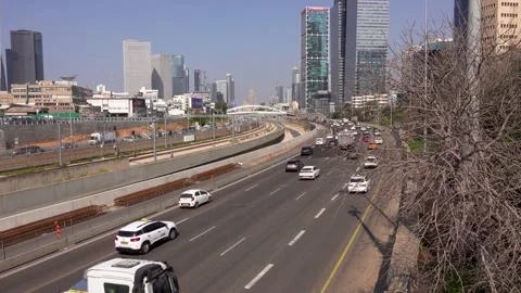 Traffic, city, vehicles, intersection, roads, traffic congestion Vidéo 196980461