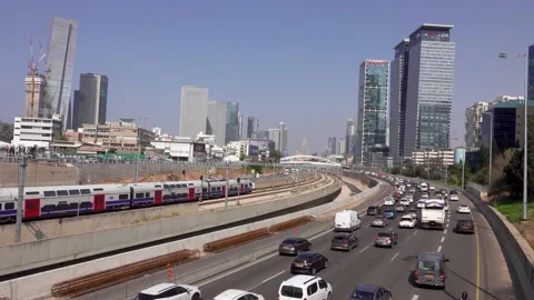 Traffic, city, vehicles, intersection, roads, traffic congestion Vidéo 196980892