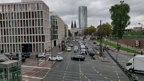 Traffic in Cologne Stock Footage 118651861