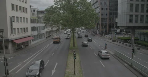 Traffic in Cologne, Germany (Köln) - 4K Video stock 68505157