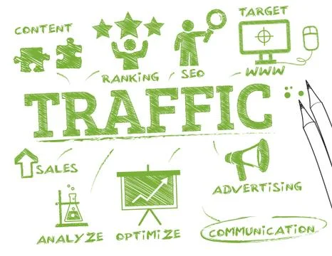 Traffic concept Stock Illustration