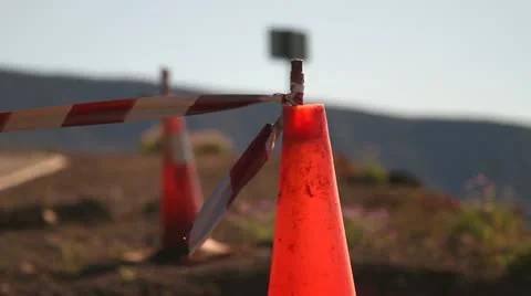 Traffic Cone Stock Footage 11337329