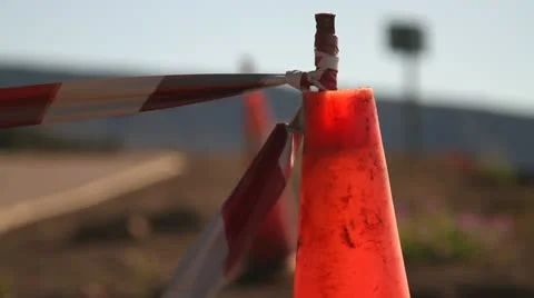 Traffic Cone Stock Footage 11337331
