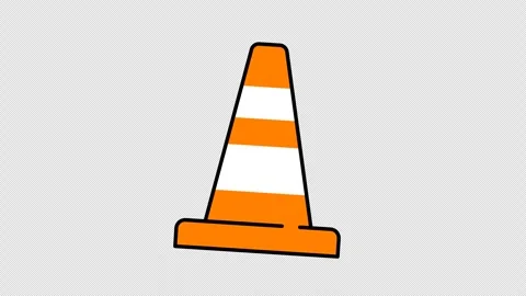 Traffic cone Stock Footage 333832194