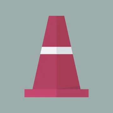 Traffic cone icon Stock Illustration