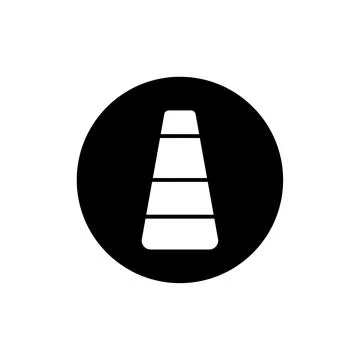 Traffic cone icon Stockillustratie