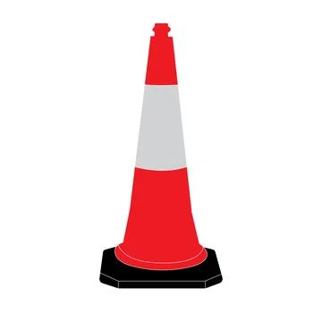 Traffic cone icon Stock Illustration