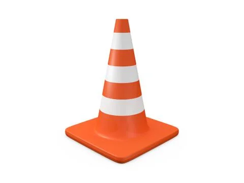 Traffic cone Stock Illustration