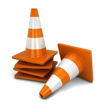 Traffic cone Stock Illustration