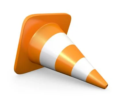 Traffic cone Stock Illustration