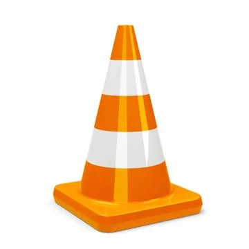 Traffic cone Stock Illustration