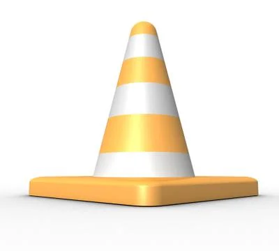 Traffic cone Stock Illustration