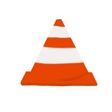 Traffic Cone Stock Illustration