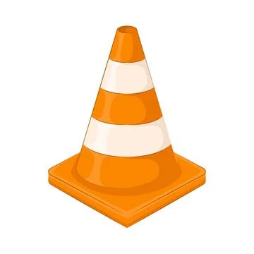 Traffic Cone Illustration Illustrazione stock