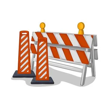 Traffic Cone Illustration Stock Illustration