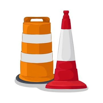 Traffic Cone Illustration Stock Illustration