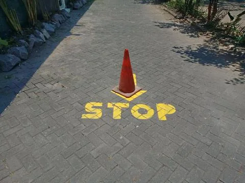 Traffic cone Foto stock