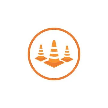 Traffic cone vector illustration design Stock Illustration