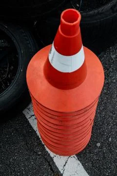 Traffic cones Stock Photos