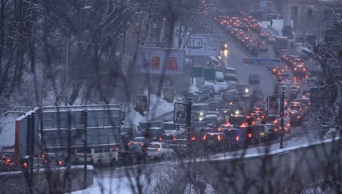 Traffic congestion Video stock 1077806