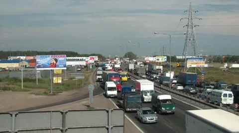 Traffic Congestion Stock Footage