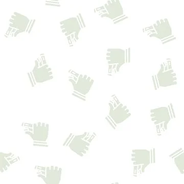 Traffic control glyph vector seamless pattern flat Stockillustratie