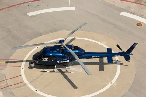 Traffic control helicopter Stock Photos
