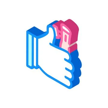 Traffic control isometric icon vector illustration flat 스톡 일러스트