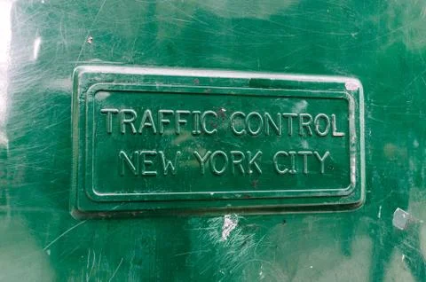 Traffic control sign Stock Photos