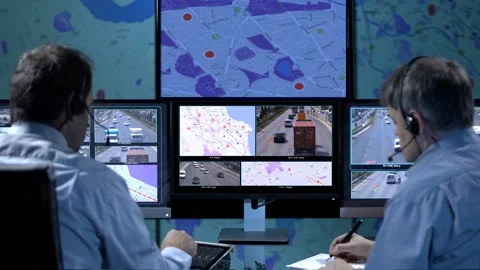Traffic Control System Stock Footage 200164423