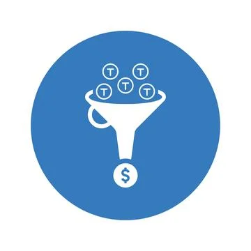Traffic Conversion icon. Stock Illustration