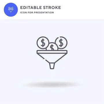 Traffic Conversion icon vector, filled flat sign, solid pictogram isolated on 스톡 일러스트