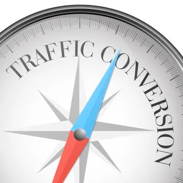 Traffic conversion Stock Illustration